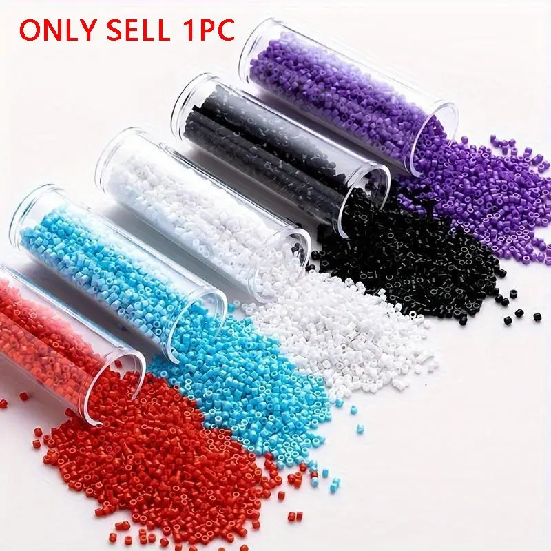 Smooth beads - Round beads are used in jewelry making, DIY handicrafts, handmade bead materials, bright bead colors, handmade accessories, Diy Mix Beads