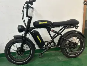DRAONPWR Electric Bike, 1500W Peak Motor, 30+MPH Max Speed & 80 Miles with 486Wh Removable Battery