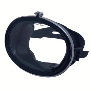 HD Waterproof Large Frame Diving Mask - Perfect Snorkeling, Fishing, and Outdoor Adventures, Black, Adult Snorkeling GearGift