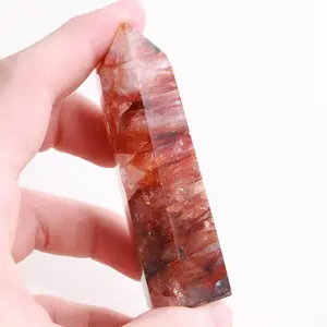 Fire Quartz Crystals — Towers & Freeforms