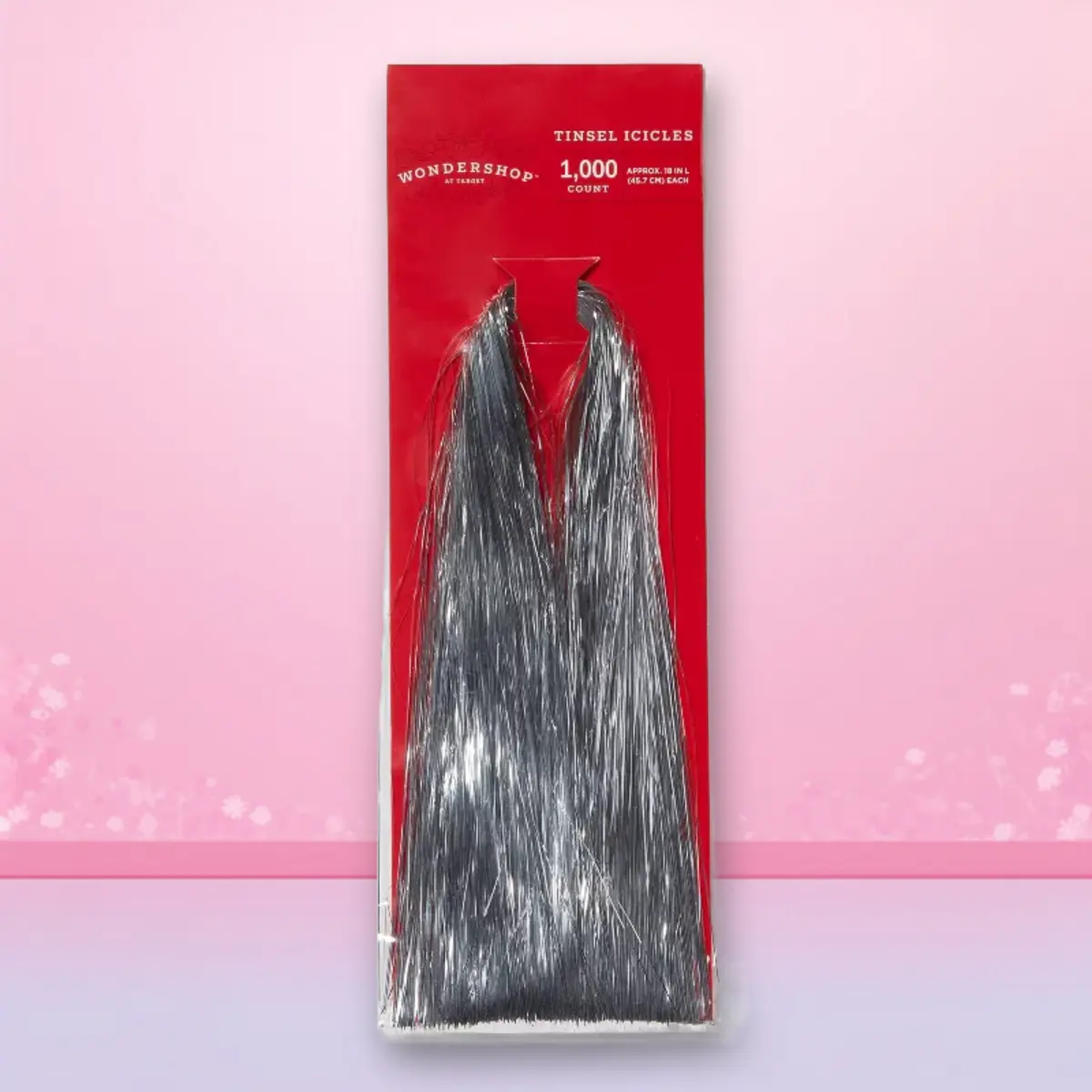 1000ct Christmas Tinsel Icicle Silver - Wonrshop ™