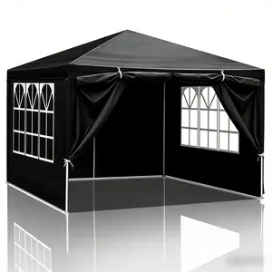 10'x10' Party Tent Gazebo Canopy, Waterproof & Heavy Duty for Outdoor Events - Perfect for Weddings, BBQ, Parties, and Backyard Camping | Kitchen, Lightweight, Steel, Sturdy, Utensils, Stylish