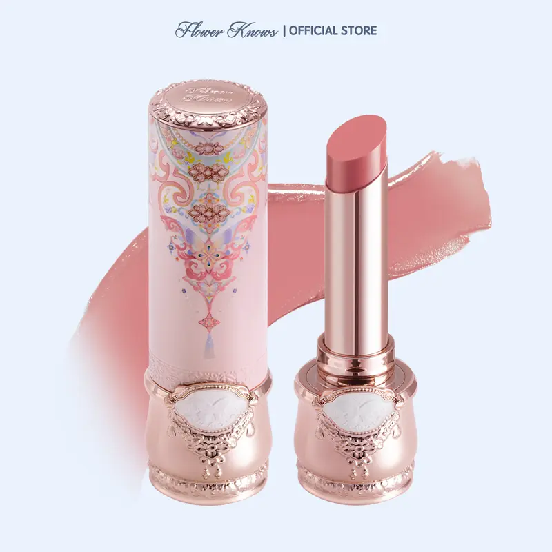 Flower Knows Butterfly Cloud Collar Collection Glossy Lipstick, Floral-Themed Modern Beauty Cosmetic, High-Quality Pigmentation, Long-Lasting, Nourishing Shine, Comfortable Wear, Blendable Lipgloss, #sohochic, Ideal for Christmas gift, Black Friday