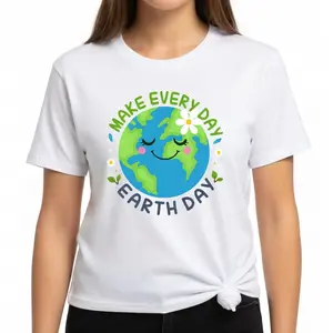 Earth Day Everyday Shirt - Nature Lover & Eco-Friendly Graphic Tee - Climate Change Awareness & Happy Earth Day Women's Trendy Unisex T-Shirt