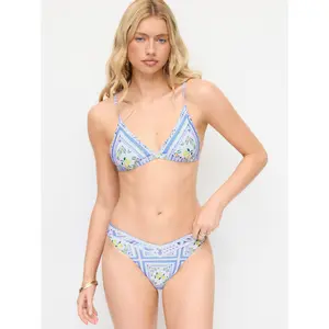Cider V-neck Lemon Graphic Bracelet Low Rise Cheeky Bikini Set SwimWeek
