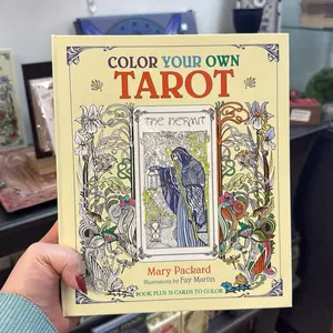 Color Your Own Tarot Deck & Guidebook by Mary Packard - Book Plus 78 Cards to Color