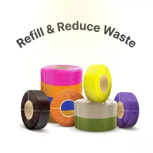 SUNLU Refill Filament PLA,  PLA+, PLA+2.0 Filament, Compatible with 2025 SUNLU 3rd-Generation Reusable Spool and Bambu Reusable Spool, 1KG 1.75mm Filament Sustainability Flexibility