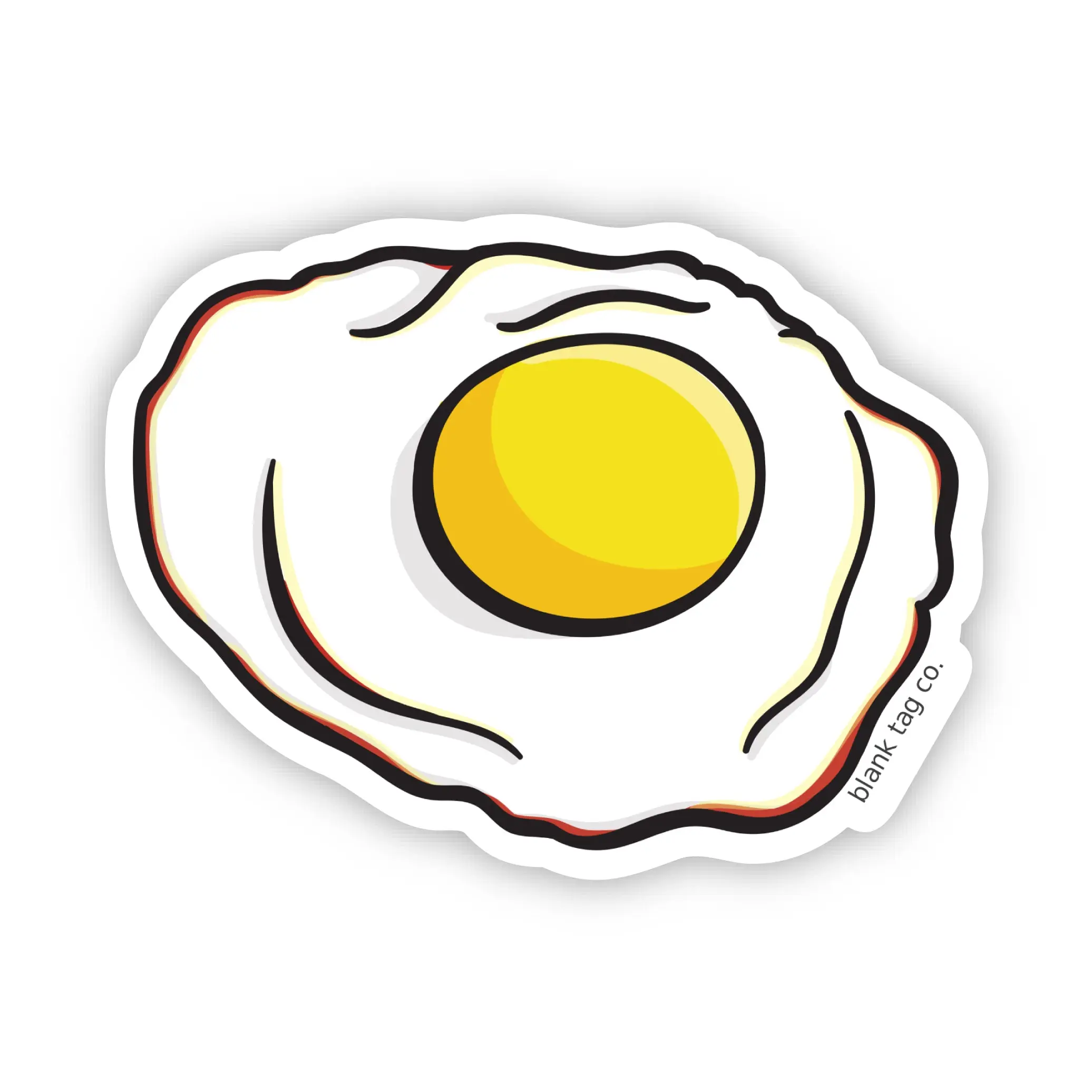 Blank Tag Co.® Waterproof Sticker - Fried Egg