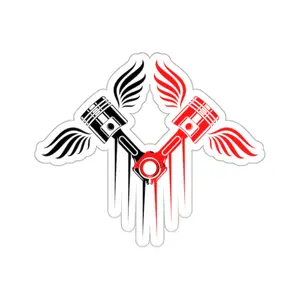 Fast Car Piston Sticker - Nascar F1 Sticker / Speed Racing Sticker / Car sticker for guys