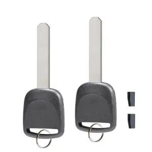 2x Ignition Transponder Key HO03-PT ID46 Chip for Honda Fit Accord Civic CR-V Element Insight Pilot CR-Z Ridgeline Odyssey Remote Fob