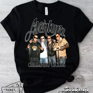 2024 Aventura Tour Shirt, Cerrando Ciclos T-shirt, Romeo Santos Shirt, Aventura Bachata Graphic Unisex tShirt, Aventura Concert Group Shirt