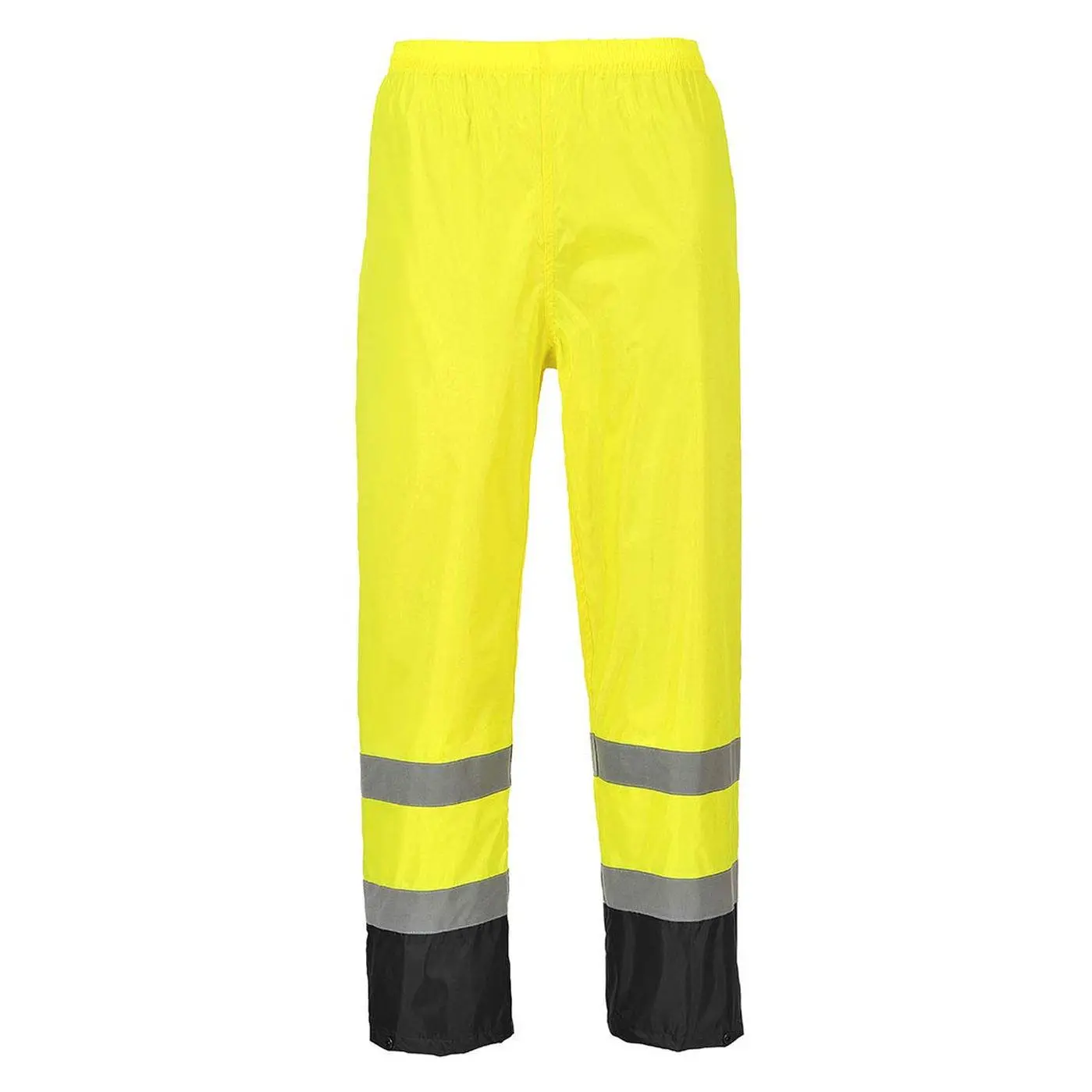 H444 Hi-Vis Classic Contrast Work Pants Reflective Waterproof Rain ANSI E