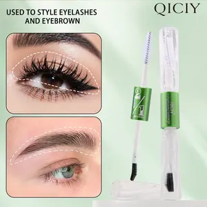 Clear Brow & Lash Mascara, Dual-Sided Brushable Clear Gel, Long-Wear Conditioning Formula, Vegan & Cruelty-Free, Groomed Brows & Eyelashes, Makeup