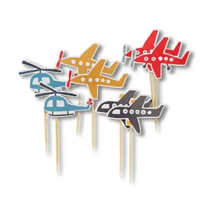 Airplane Cupcake Toppers (8pcs)
