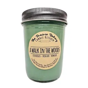A Walk in the Woods | Scented Soy Wax Candle | Pine Fir Trees and Clean Fresh Air Scent | Housewarming Birthday Wedding Gift