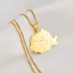 Romania Gold Plated Necklace