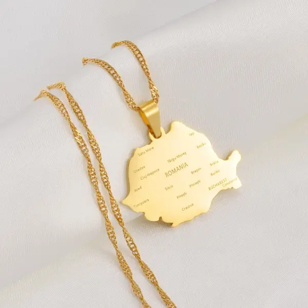 Romania Gold Plated Necklace