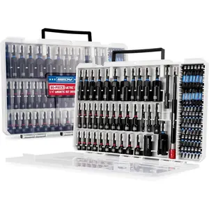 80-Piece Premium Magnetic Impact Nut Driver Set Metric & SAE with Socket Adapters, Bit Holder, Wing Nut Driver, Universal Sockets, Quick Release Extension, Power Bits