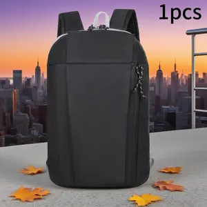 Lightweight Outdoor Mini Backpack, Oxford Cloth Sport Travel Bag, Zip Design, Hiking Cycling Beach Adventure, 1 Piece