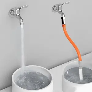 Home Flexible Faucet Extender, Mobile Kitchen Sink Extension Tube, 360° Universal Flexible Faucet, Splashproof Water Saving Drain Extension