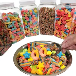 Aliens Poop Rainbow Candy Mix 1 Pound | 6 Different Gummies & Sour Candy, Mix Bulk Candy
