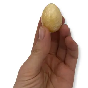 Yellow Calcite Crystal Egg
