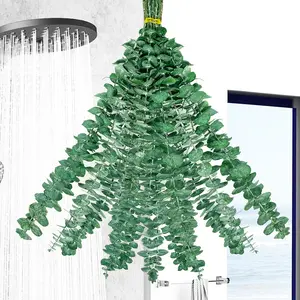 20 Pcs Dried Eucalyptus For Shower Plants, 17'' Real Dried Eucalyptus Stems For Bathroom Decor, Eucalyptus Plant For Home Decor, Shower Eucalyptus Hanging, Live Plants Dried Eucalyptus For Shower, Shower Eucalyptus For DIY Eucalyptus Garland