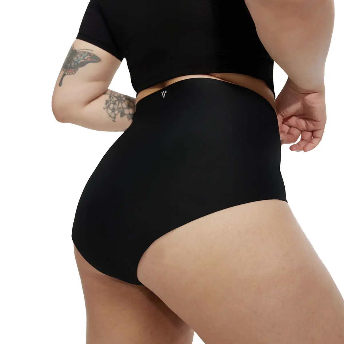 STRAWBERRY WEEKS High Waisted Period Panties Hold 6 Tampons For Heavy Flow | Postpartum | Mild Incontinence Leakproof Underwear | Womenswear Comfort Lady Bridal