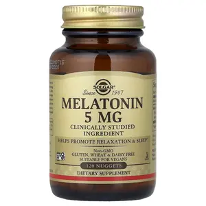 Solgar Melatonin, 5 mg, 120 Nuggets