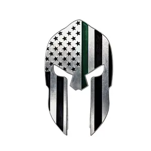 Thin Green Line Spartan Vehicle Emblem