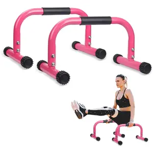 Parallettes Bars, High Steel Push Up Bar Strength  For Handstands, Calisthenics Bars & Dip Bars, Calisthenic, Push Up Stands Handle for Floor Workouts Calisthenics Equipment