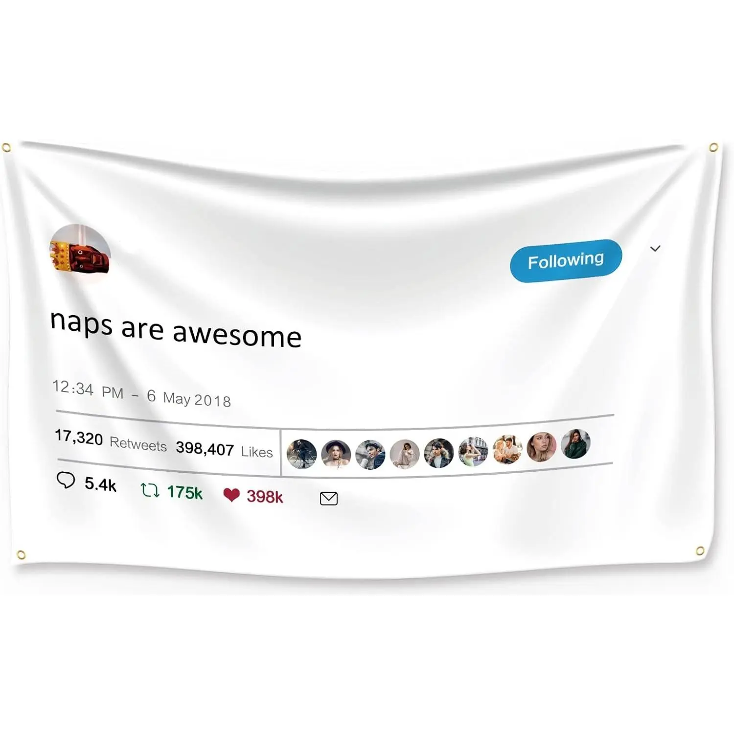 Meme Print Decorative Tapestry - 3x5 Ft Fade-Resistant Polyester Wall Hanging for Bedroom, College Dorm Room, Holiday Gift for Friends, Room Wall Hanging, Polyester Tapestry, Room Decor