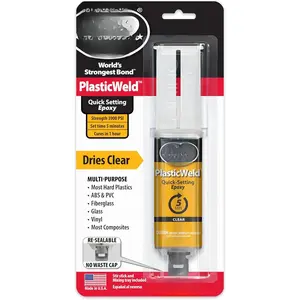 50132 Plastic Quick-Setting Epoxy  - Translucent Yellow - 25 ml