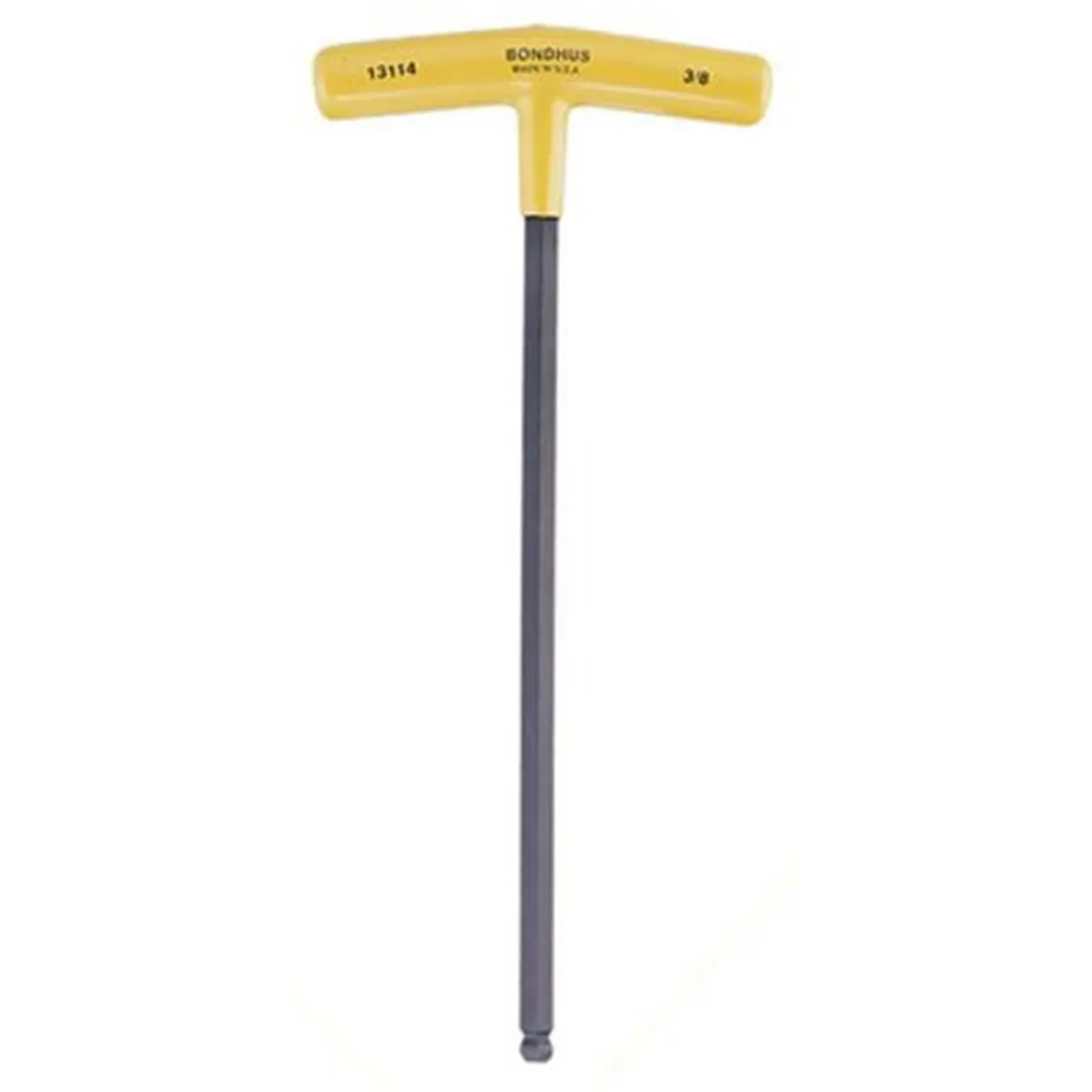 212 MAIN Metric Steel Hex Single Wrench - 4Mm T-Handle Grip, Ball Tip End, Mechanic Tool for Mechanics, Ideal for Precision Work, Tools For Mechanics