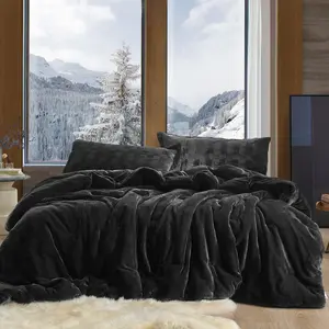 Better Than Anesthesia 2X - Coma Inducer Oversized Comforter Set - Black Robe