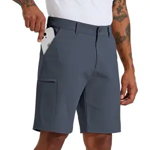 Willit Men's 10" Golf Shorts Stretch Hiking Cargo Shorts Athletic Quick Dry Casual Work Shorts with Pockets Classic Breathable shorts summer