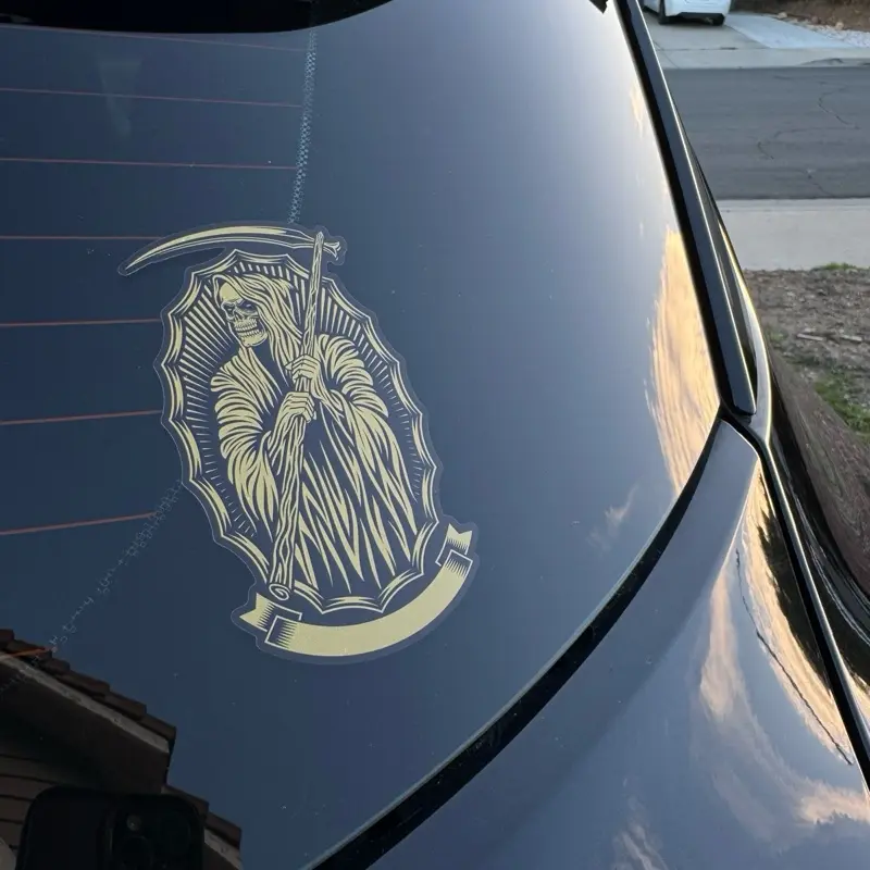 Santa Muerte Sticker Many Sizes