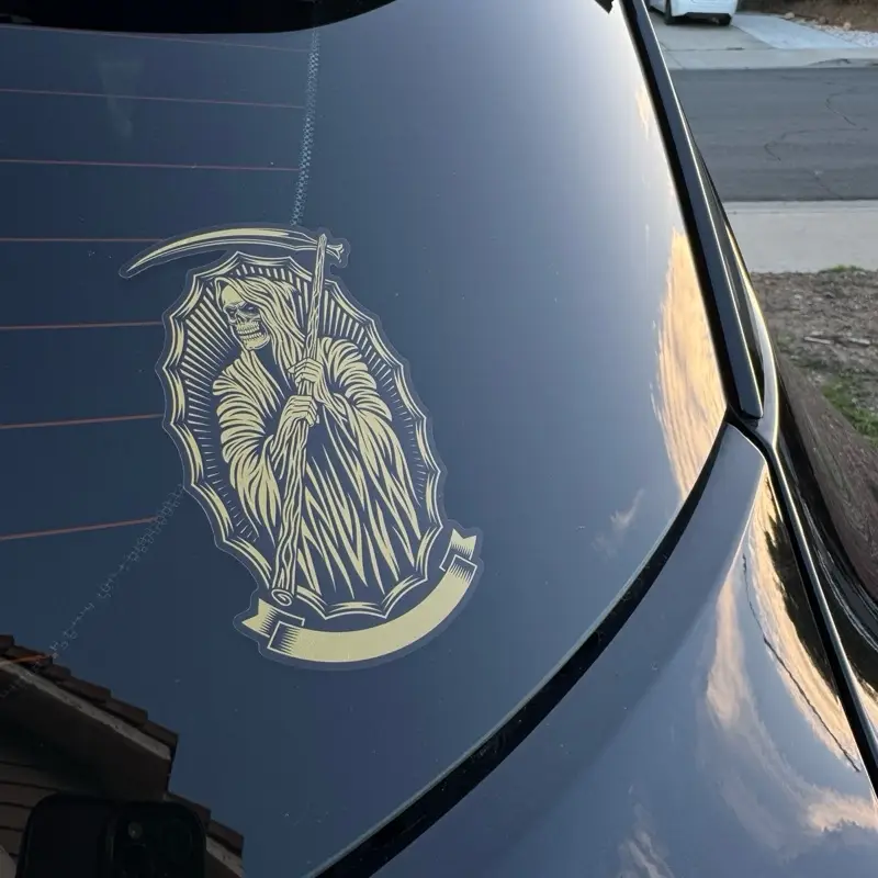 Santa Muerte Sticker Many Sizes