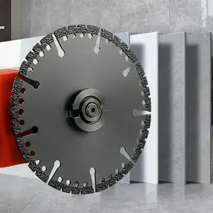 LZDJTQ 3-Pack 4.5" Diamond Multi-Purpose Saw Blades - Heavy Duty Angle Grinder Discs for Cutting Marble/Quartz/Stone/Tile/Metal/Plastic Tool Accessories