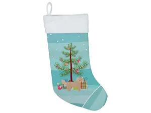 Carolines Treasures CK3806CS Bichpoo Christmas Tree Christmas Stocking