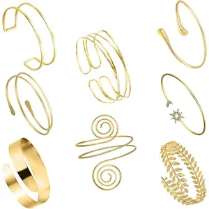 4-8PCS Arm Cuffs  for Women  Arm Cuff Bracelet