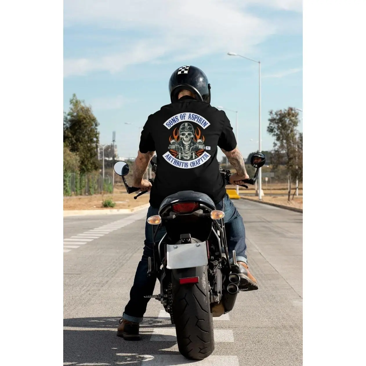 Motorcycle Shirt - SoA - Sons of Aspirin - Funny Biker T Shirt