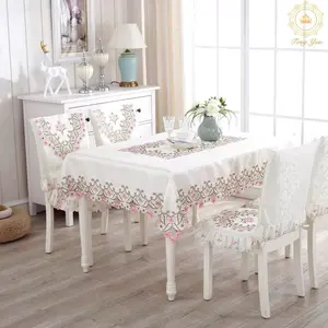 Tablecloth Embroidered Luxury Table Dining Table Cover TableCloth Flower Lace