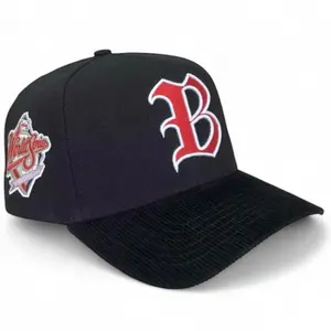 REMASTERED LETTER B SATIN LINING w/CORDUROY BRIM CUSTOM 9999 WS SEUDE UV HAT SNAPBACK