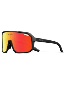 Sporty Unisex's Letter Pattern Cycling Glasses, Sport UV400 Sunglasses, Sports Eyewear for Fishing Driving Riding, Sports & Outdoor Clothes Accessories, Sports Eyewear for Men & Women, Fall Outfits, Fallfreshness