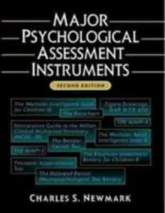 USED Book - Major Psychological Assessment Instruments (2nd Edition) by Charles S. Newmark (Hardcover) - english