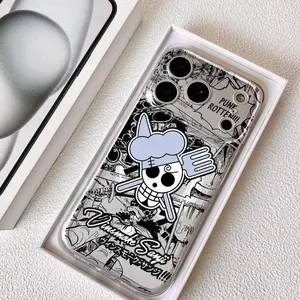 Anime Luffys Cool O-Ones-PieceS Phone Case for iPhone 17 16 15 14 13 12 11 Pro Max Plus Clear Magnetic Phone Case – Anti-Yellow For MagSafe Slim & Lightweight Precision Cut Camera Protection, Shockproof Scratch-Resistant Transparent Case