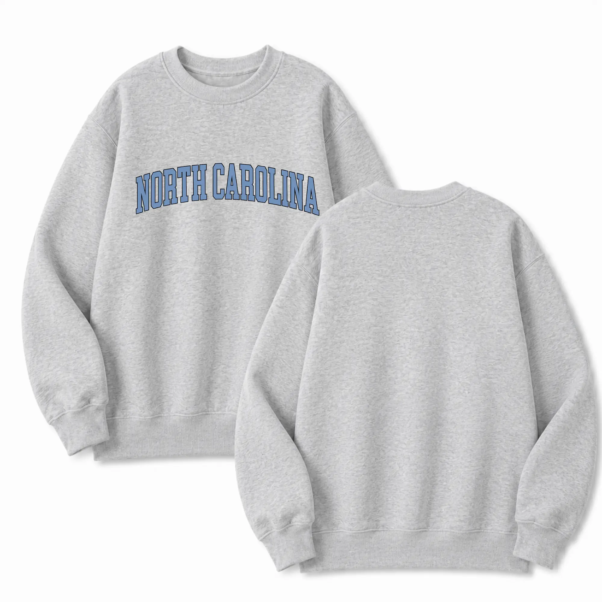 Vintage Varsity Graphic Tee – Retro College Style Oversized Streetwear T-Shirt North Carolina