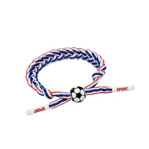 Sports Ball Pendant Bracelet Football, Soccer, Basketball,Volleyball, Baseball Design - Gift for Sports Fans