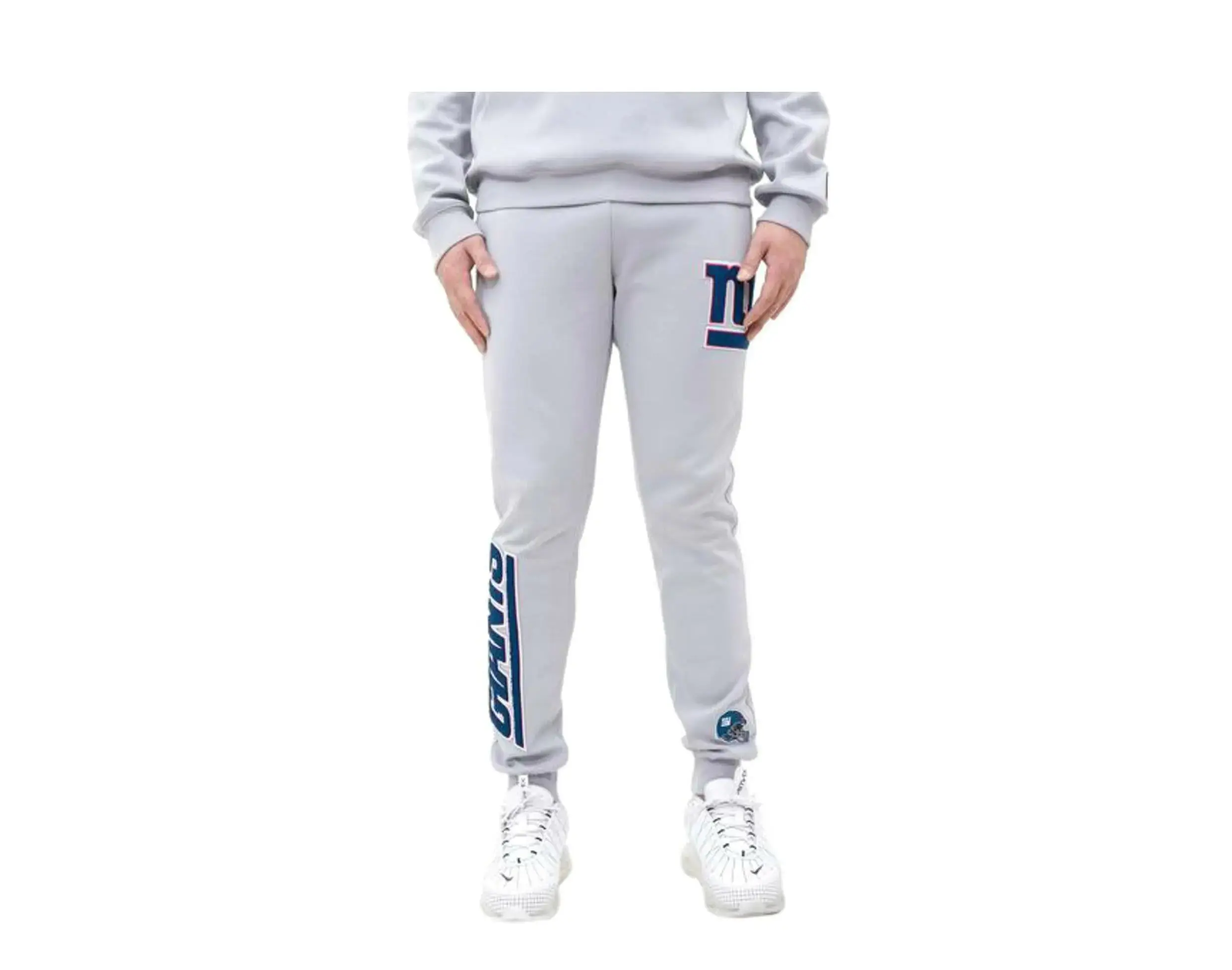 Pro Standard NFL New York Giants Logo Blended Jogger Pants in Grey | Men's